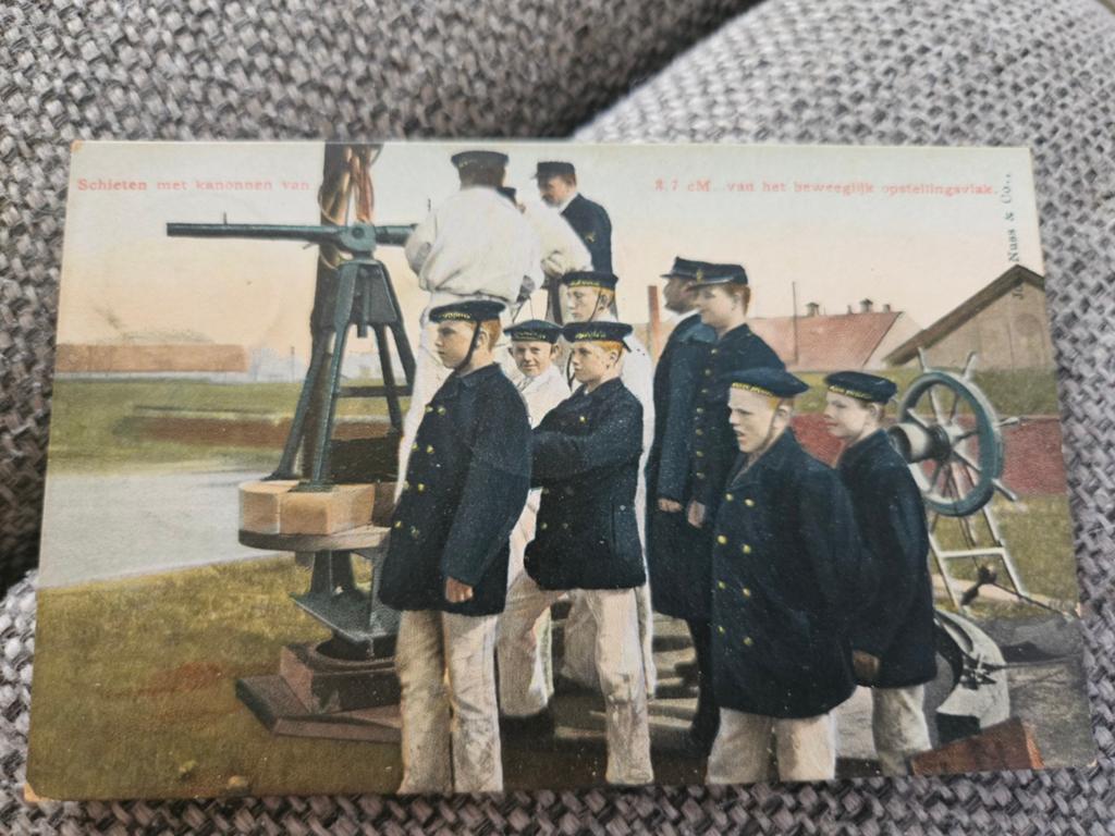 Marine Onze Land- en Zeemacht' 1907, Ophalen of Verzenden, Voor 1920, Gelopen, Noord-Holland