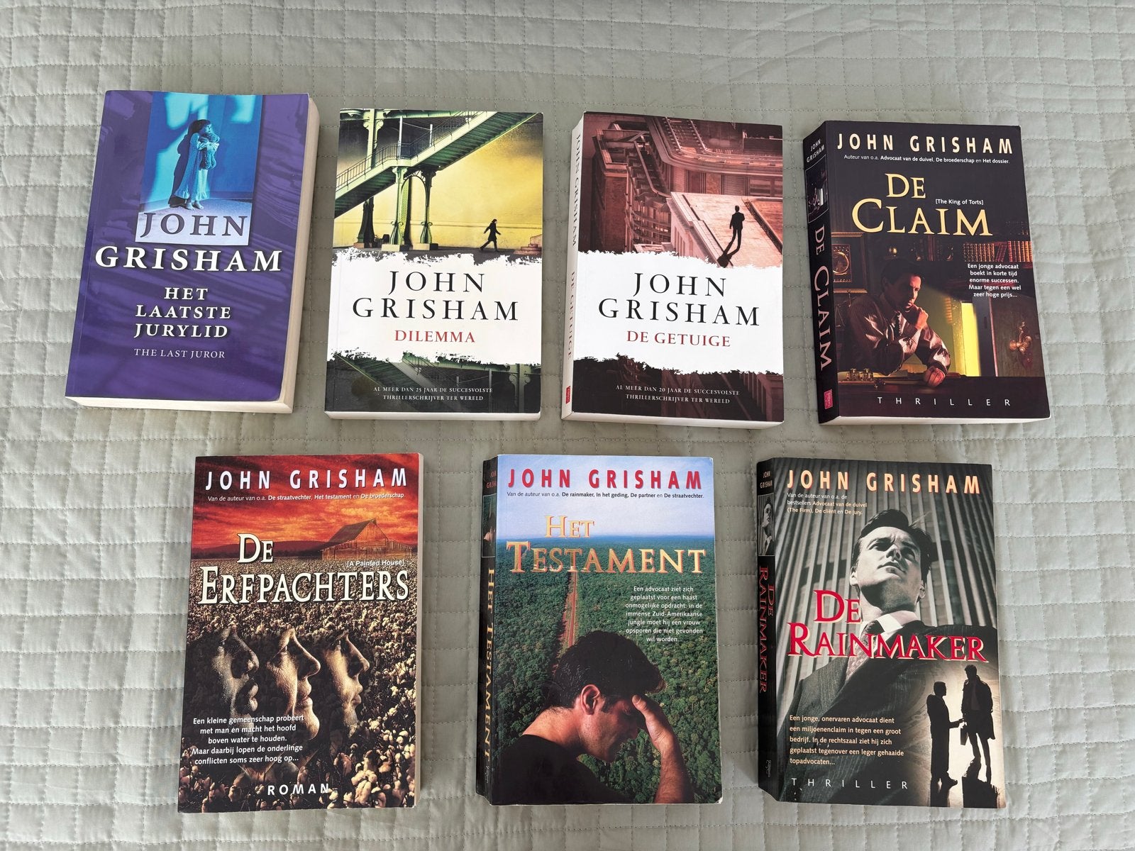 7 John Grisham boeken in goede staat, Ophalen of Verzenden, Gelezen
