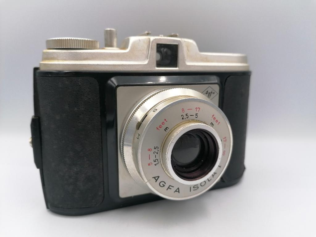 Agfa ISOLA I vintage medium format analog camera, Ophalen of Verzenden, Compact, Overige Merken