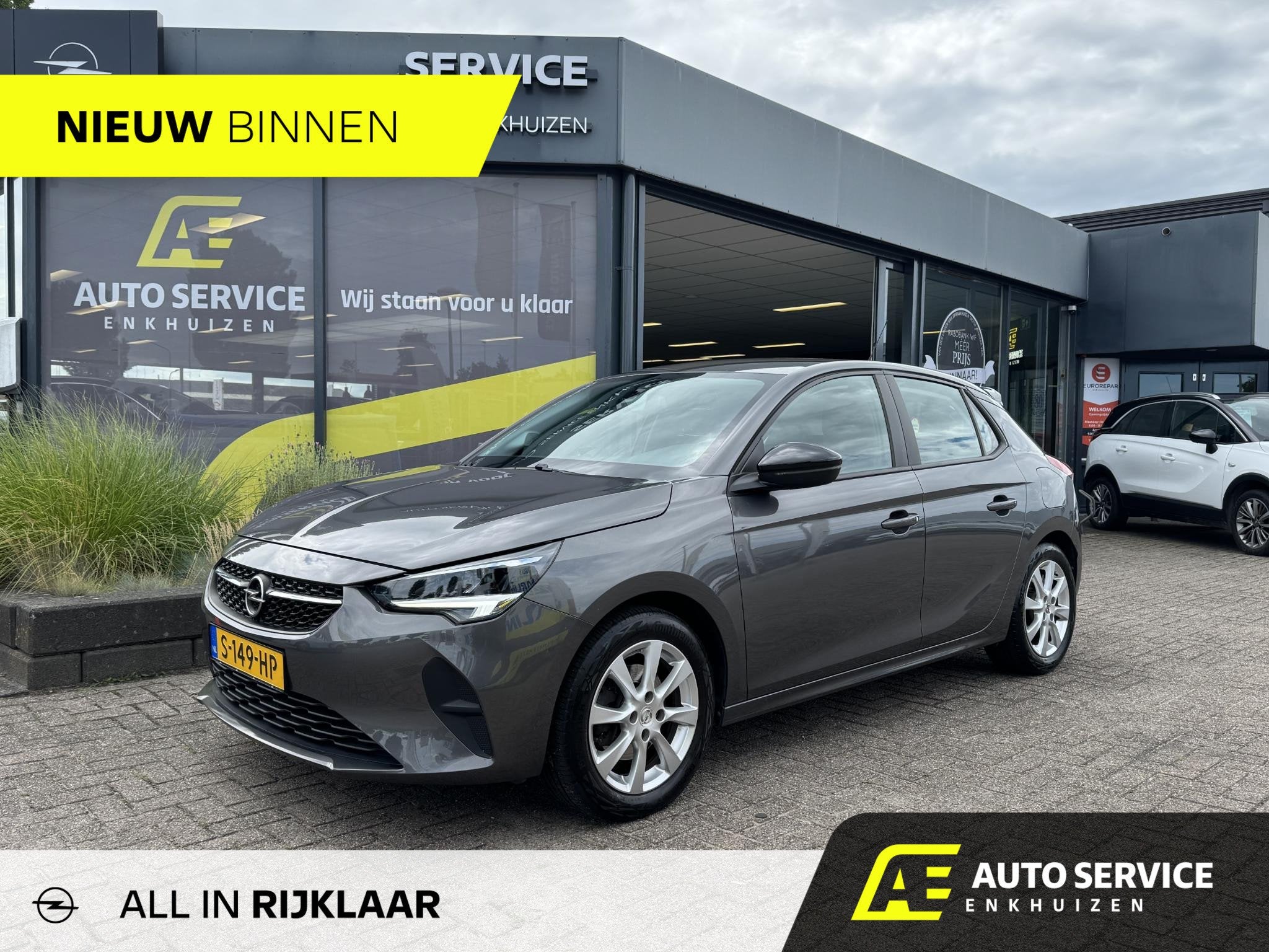 Opel Corsa 1.2 Turbo Edition AUTOMAAT | Geheel dealer onderh, Auto's, 12 maanden, Stof, Gebruikt, Euro 6
