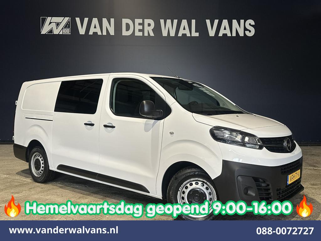 Opel Vivaro 2.0 CDTI 123pk L3H1 Dubbele Cabine Euro6 Airco |, Auto's, Bestelauto's, Stof, Gebruikt, 4 cilinders, 2500 kg