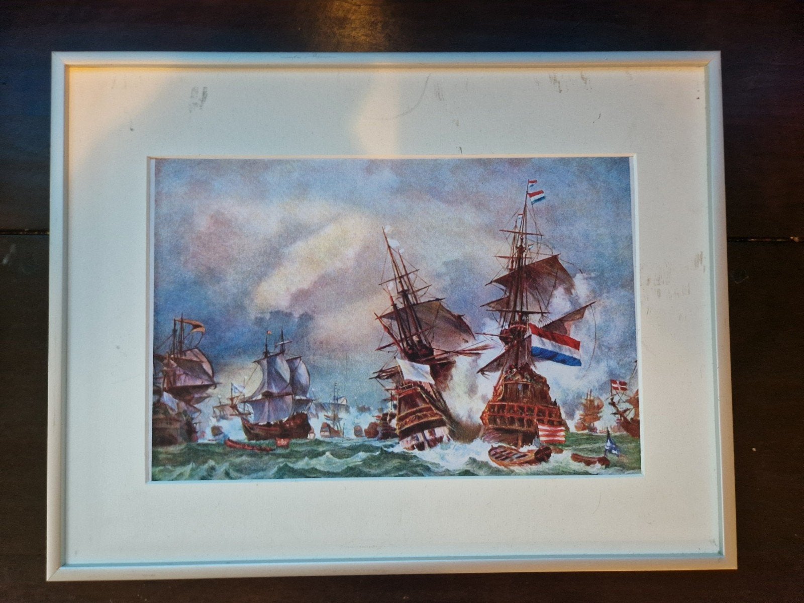 Hd print voc schepen zeeslagen, Ophalen of Verzenden