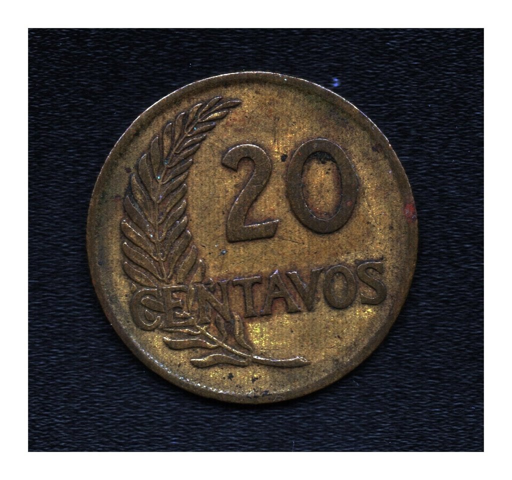20 centavos Peru 1960 (M 232), Ophalen of Verzenden, Zuid-Amerika, Losse munt
