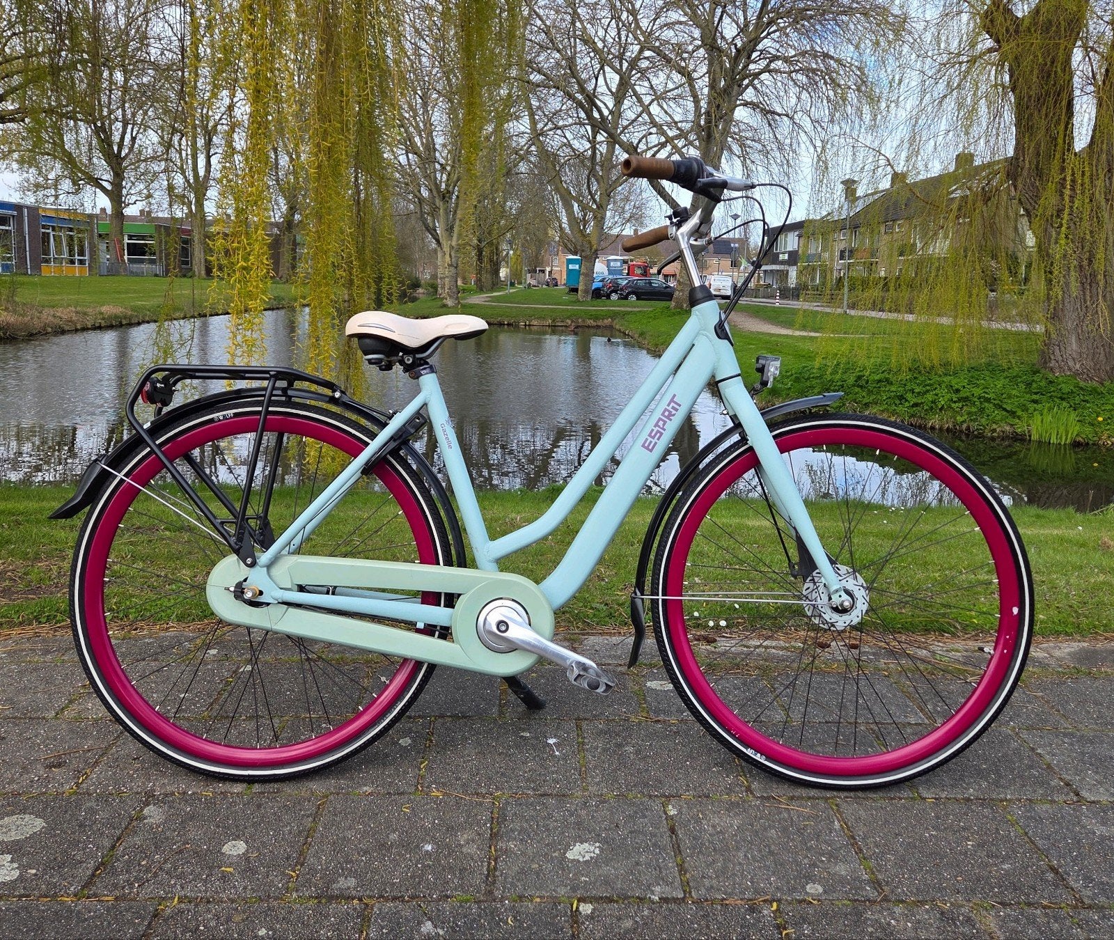 Damesfiets/meisjesfiets Gazelle esprit Framemaat 49, Ophalen, 47 tot 50 cm, Versnellingen, Zo goed als nieuw