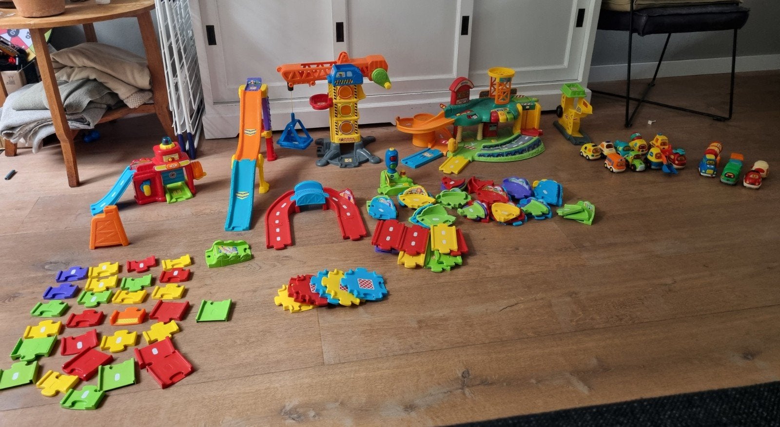 Grote set VTech Toet Toet Auto's, Kinderen en Baby's, Ophalen of Verzenden, Gebruikt