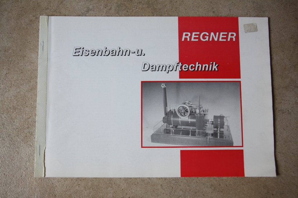 Vintage Regner Catalogus Spoorweg- en stoomtechniek., Boeken, Catalogussen en Folders, Zo goed als nieuw, Catalogus, Ophalen of Verzenden
