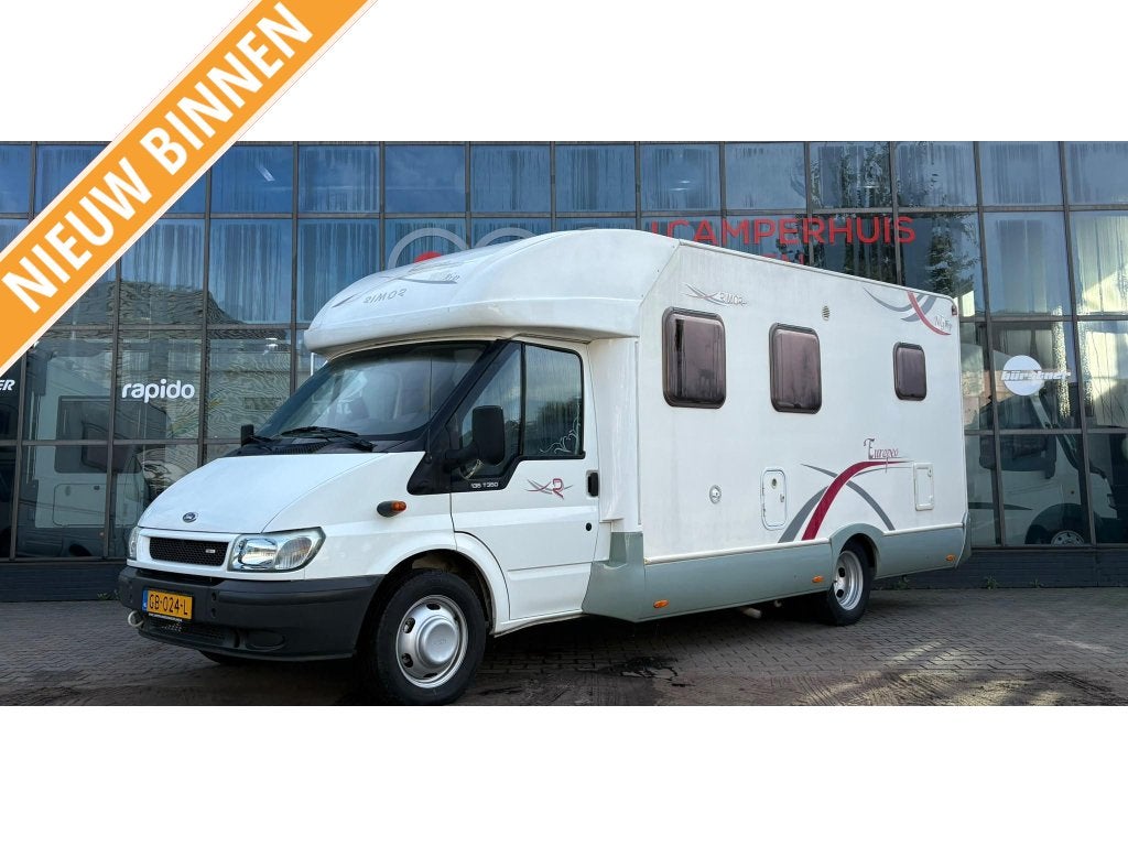 Rimor Europeo 2.4TDCI,Airco,Topindeling, Caravans en Kamperen, Elektrische ramen, Standaard zit, Ringverwarming, Ford