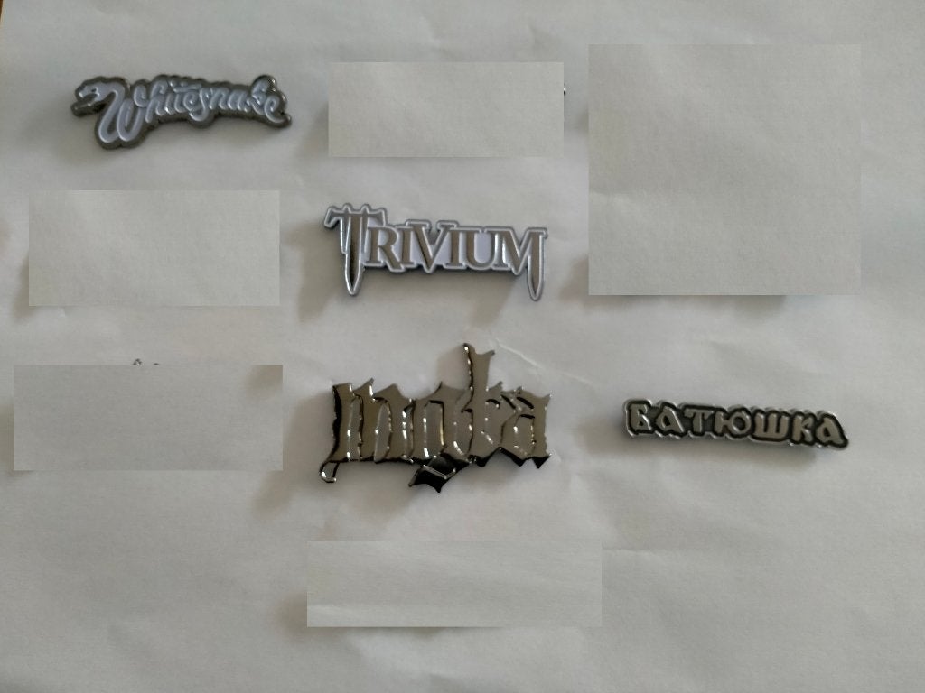 Trivium Bathowka Whitesnake logo pins metal muziek, Ophalen of Verzenden, Zo goed als nieuw