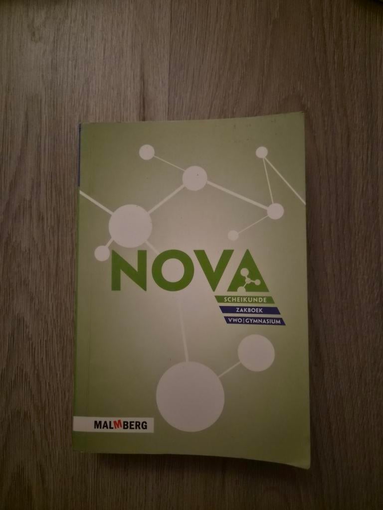 NOVA Scheikunde Zakboek VWO/Gymnasium, Ophalen of Verzenden, Zo goed als nieuw, T. de Valk, Nederlands