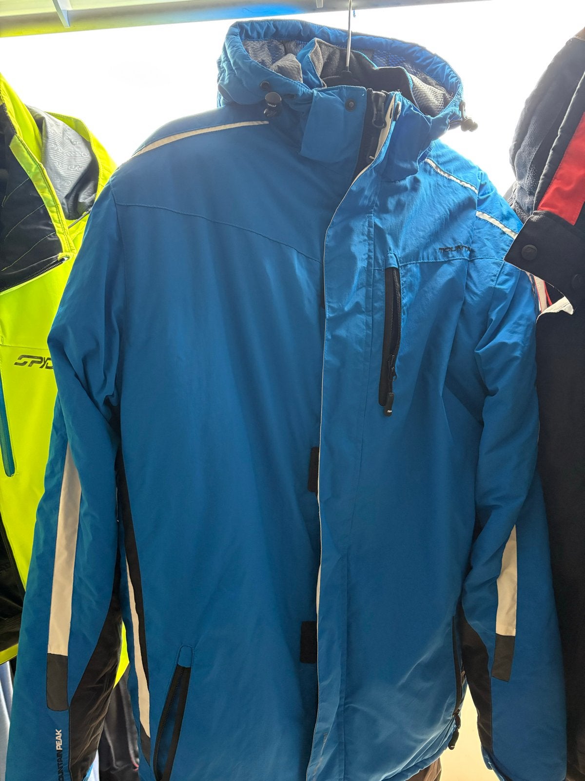 Peak Performance blauwe ski-jack en zwarte skibroek, Ophalen of Verzenden, Zo goed als nieuw, Maat 48/50 (M), Jack