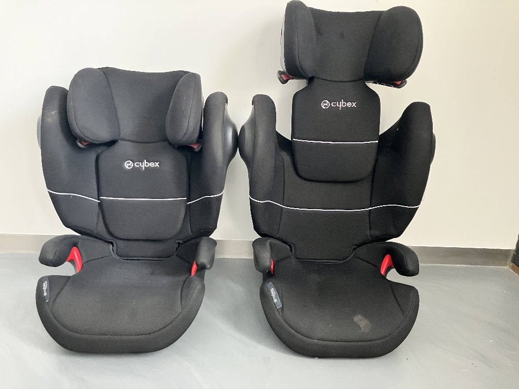 CYBEX Solution M-Fix SL zwart 15–36 kg ISOFIX, Gebruikt, 15 t/m 36 kg, Afneembare rugleuning, Isofix