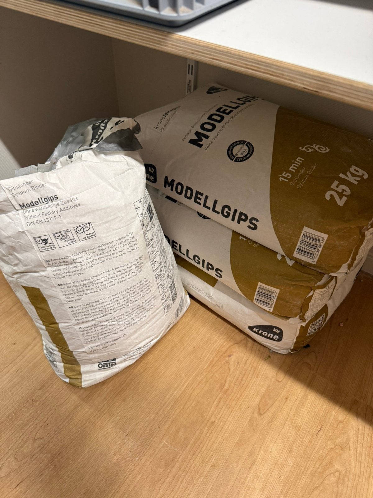 GRATIS 90KG GIPS, Overige materialen, Nieuw, Minder dan 5 m², Ophalen