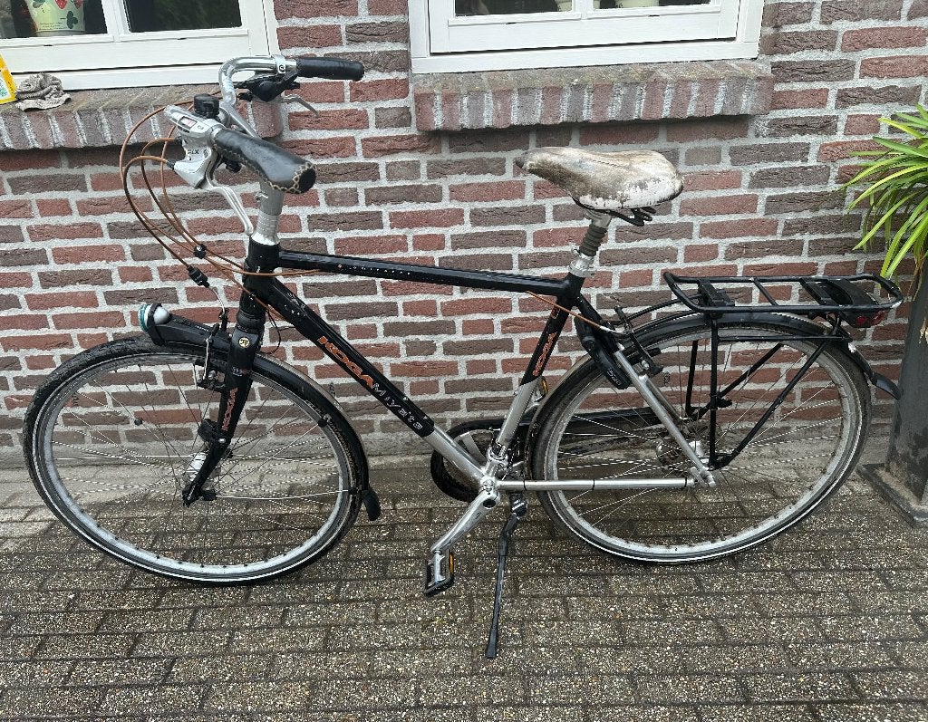 Koga Miyata herenfiets, Fietsen en Brommers, Fietsen | Heren | Herenfietsen, Gebruikt, Velgrem, Versnellingen, 53 tot 57 cm