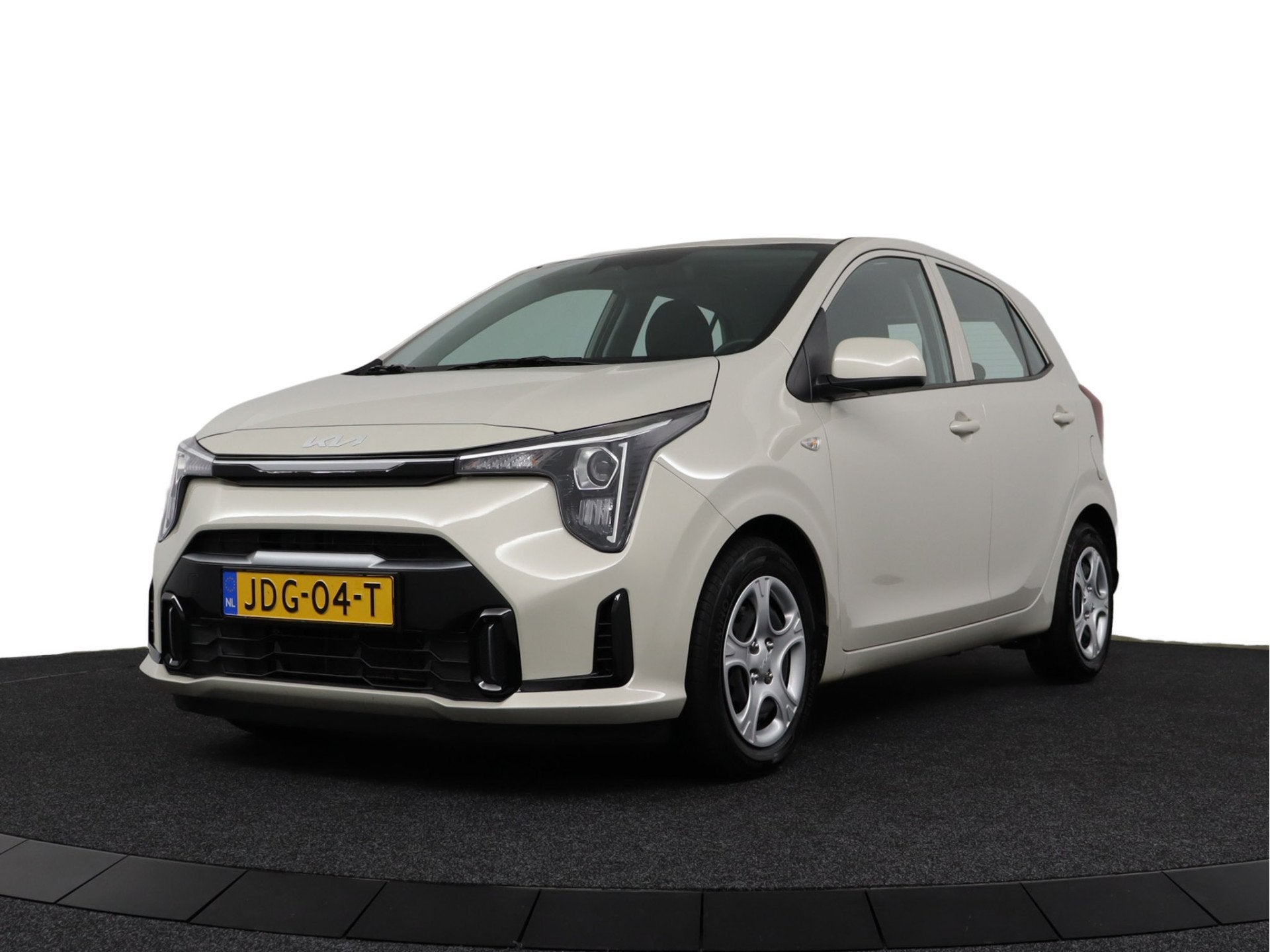 Kia Picanto 1.0 DPI DynamicLine Apple Carplay/Android Auto -, Auto's, Dealer onderhouden, Stof, 4 stoelen, Beige