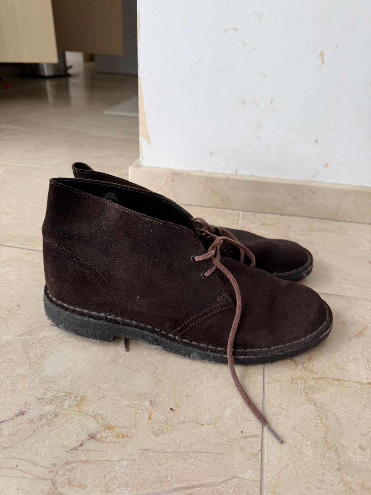 Bruine Clarks heren 42, Ophalen, Gedragen, Bruin, Boots