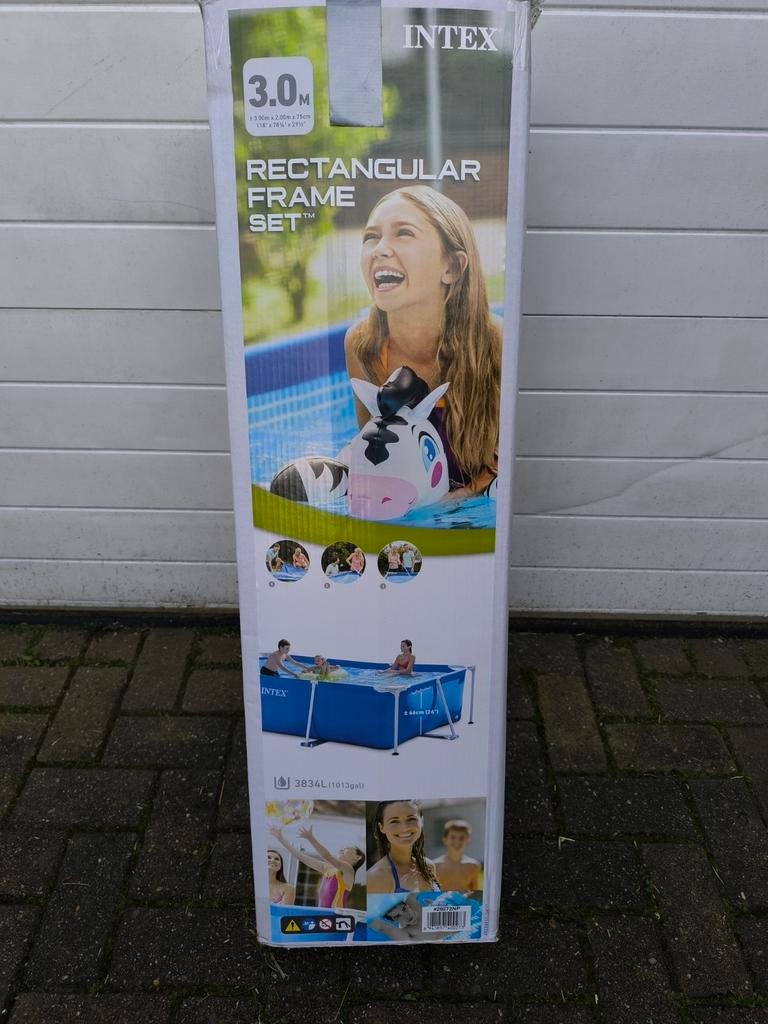 Intex Zwembad 3.00m x 2.00m x 75cm, Ophalen, Nieuw, Opzetzwembad, 200 tot 400 cm