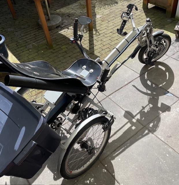 2 electrische USVA comfort driewiel ligfietsen, Ophalen, Gebruikt