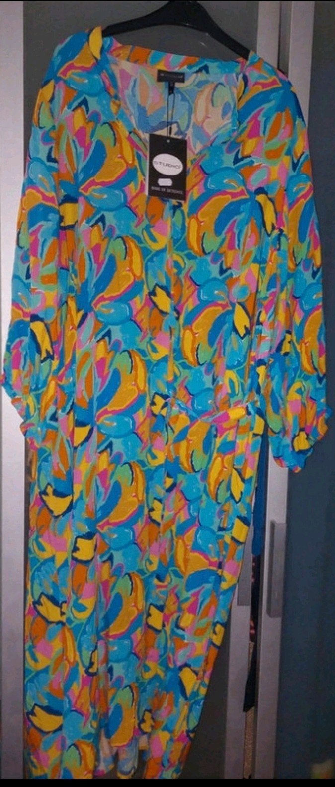 Studio doorknoop jurk maat 52/54 nieuw, Studio, Maat 46/48 (XL) of groter, Nieuw, Ophalen of Verzenden
