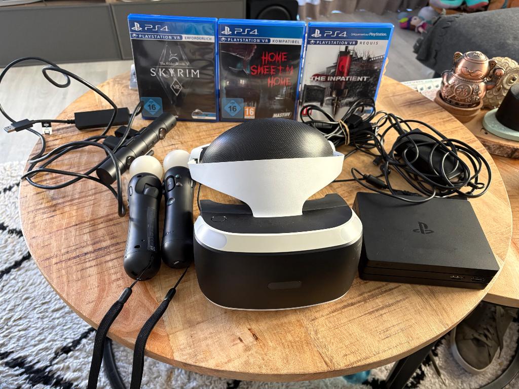 PlayStation VR met toebehoren, Spelcomputers en Games, Virtual Reality, Gebruikt, Sony PlayStation, VR-bril, Ophalen