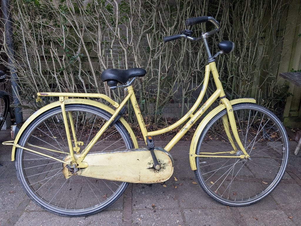 Meisjes fiets van Gazelle - 26 inch - 49 cm, Terugtraprem, Gebruikt, Gazelle, Ophalen