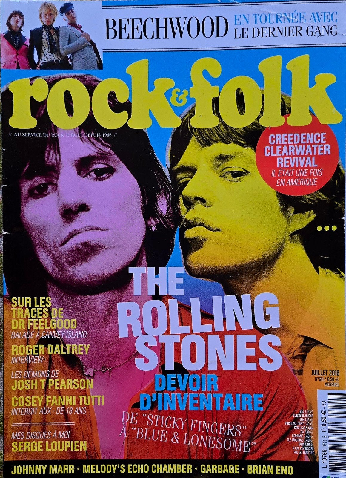 Rock&Folk Magazine #611 - Juli 2018 - The Stones Cover., Ophalen of Verzenden, Gelezen, Muziek, Film of Tv