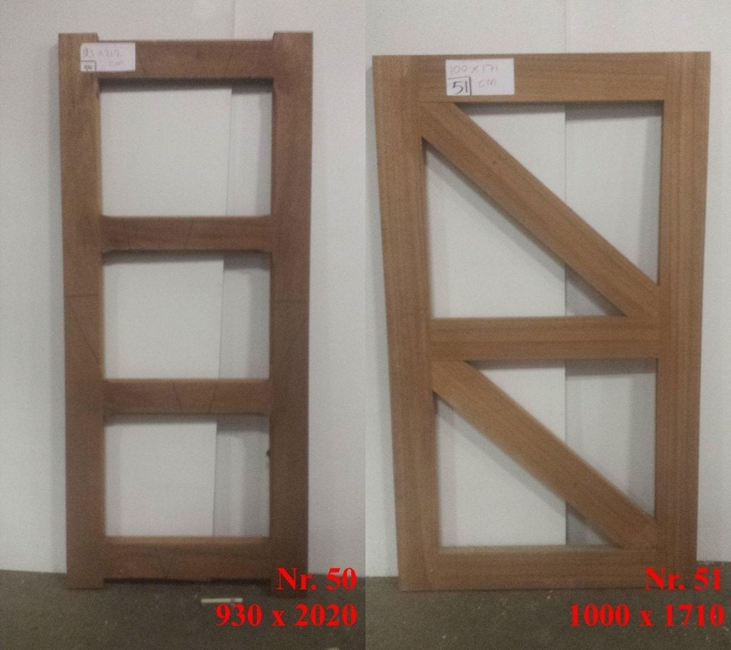 Hardhouten poortframe, Ophalen, 150 tot 200 cm, Hout, 200 cm of meer