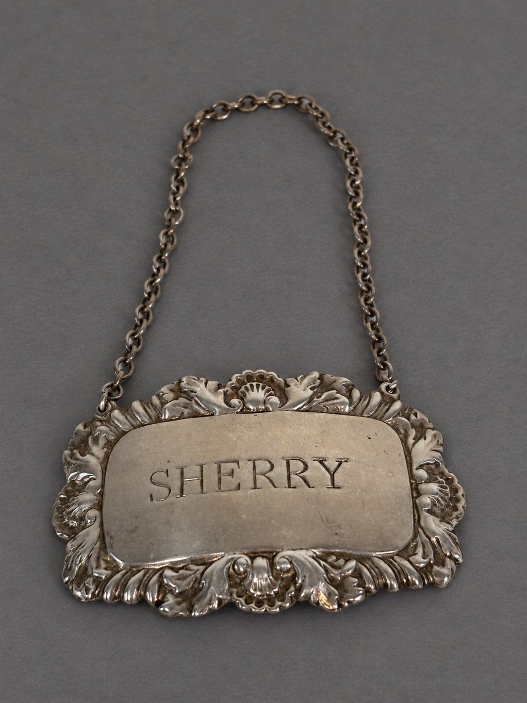 Sherry fles hanger - zilver, Antiek en Kunst, Verzenden