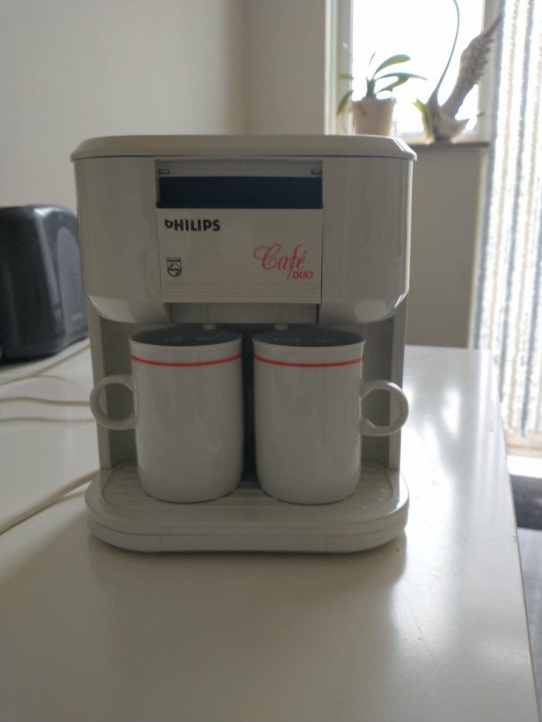 koffieapparaatje, Ophalen, Gebruikt, Koffiemachine, Gemalen koffie