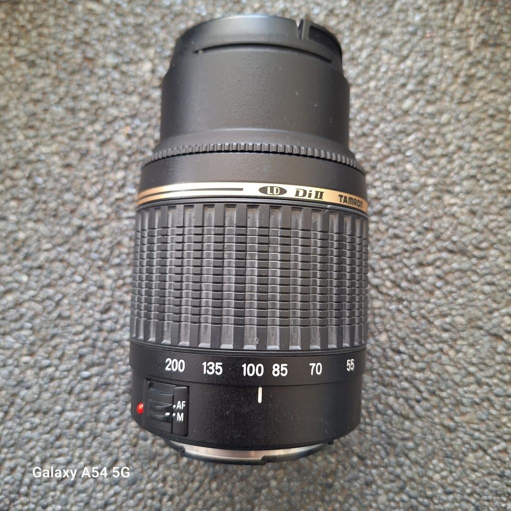 Tamron LD Di II Cameralens - Zoomlens 55-200mm, Ophalen, Gebruikt, Telelens, Zoom