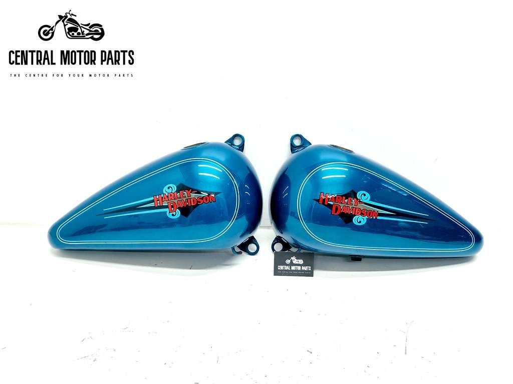 Linker + Rechter Tank Helft 3.5 gallon Softail 1985-1999, Niet ingevuld, Gebruikt, Niet ingevuld, Ophalen of Verzenden