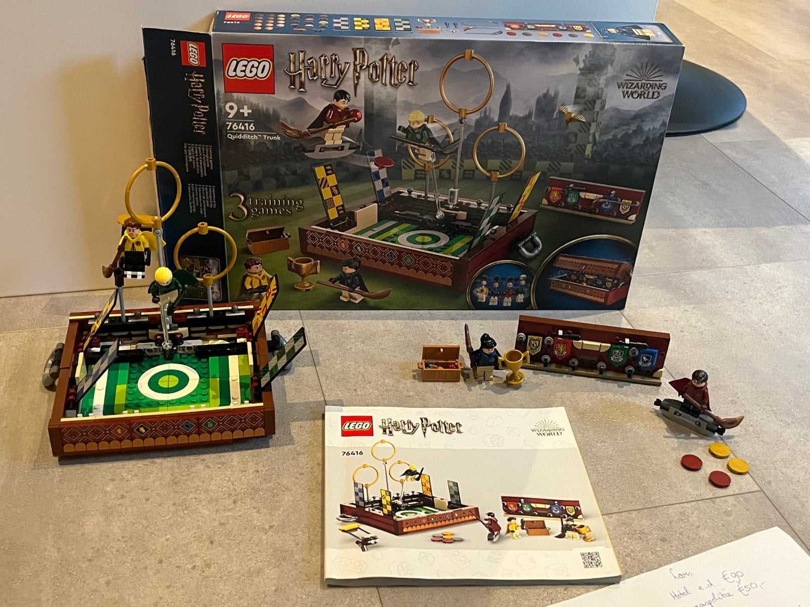 Lego Harry Potter zwerkbal, nr 76416, Ophalen of Verzenden, Zo goed als nieuw
