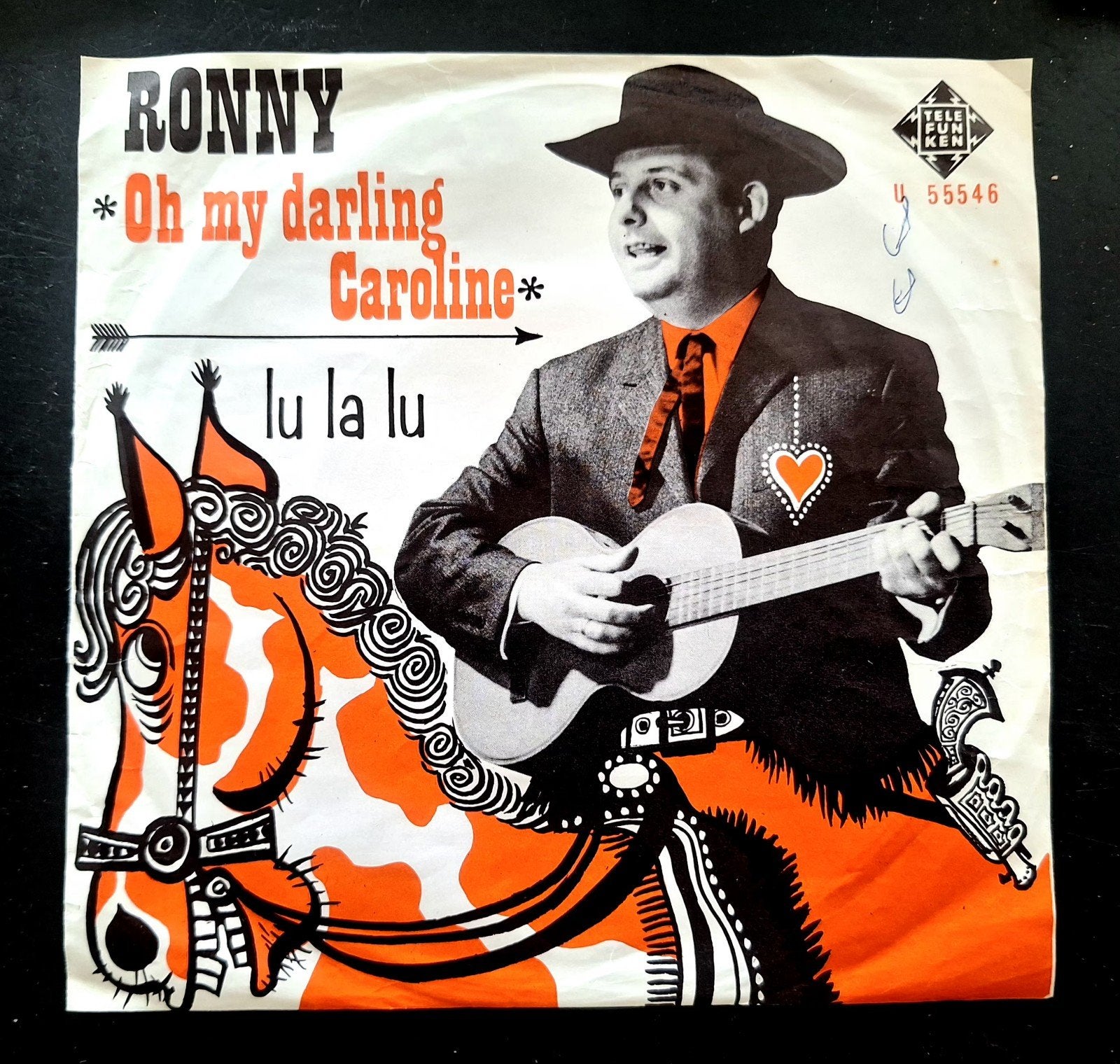 7"/SINGLE  RONNY - Oh My Darling Caroline, Ophalen of Verzenden, Gebruikt, Pop