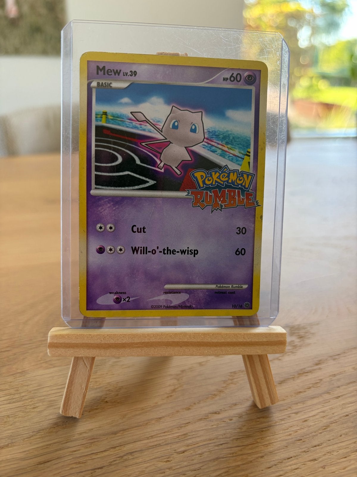 Mew Lv.39 Pokémon Rumble kaart, Ophalen of Verzenden, Zo goed als nieuw, Losse kaart