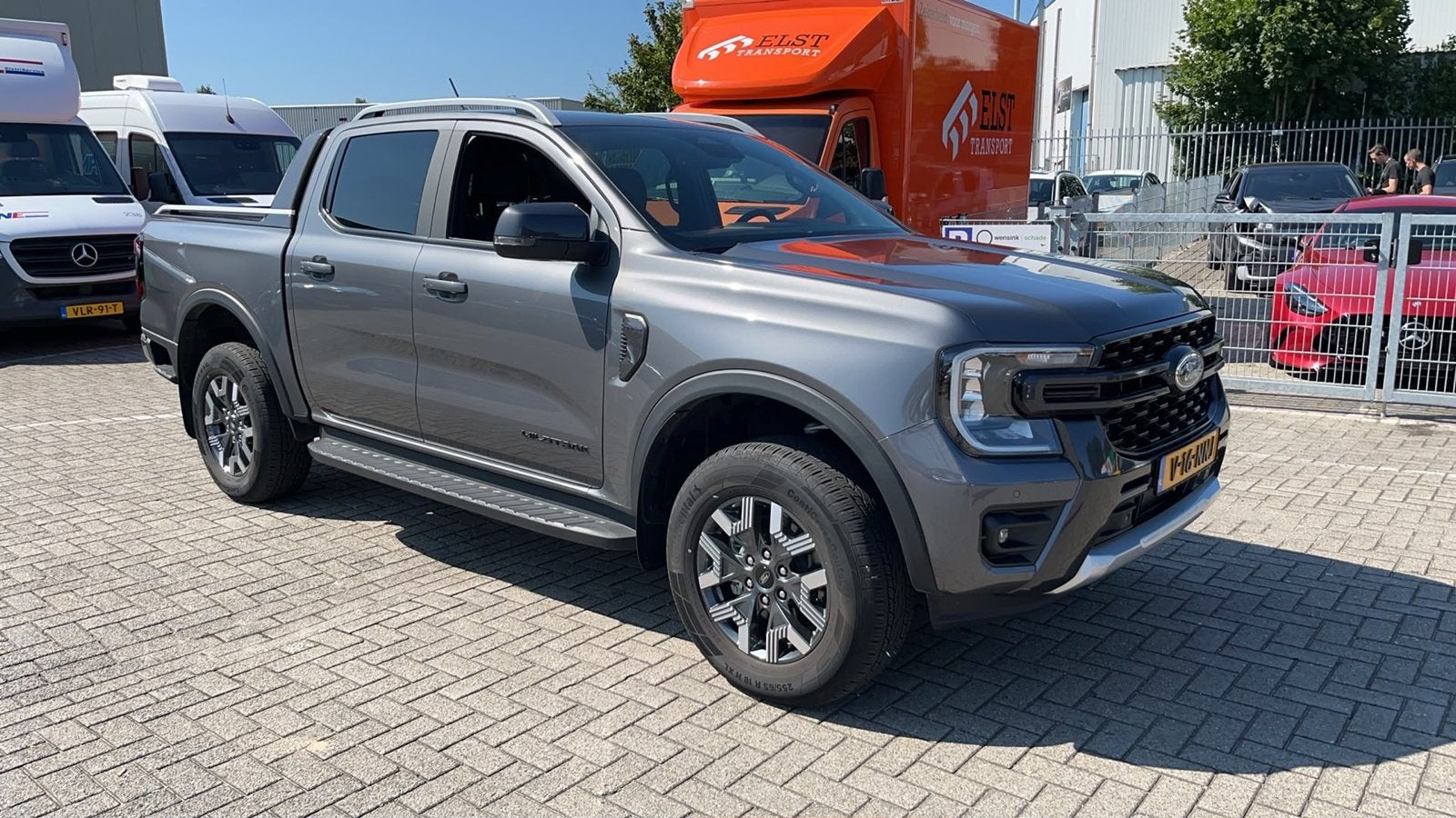 Ford Ranger Double Cab 2.3 Phev 278pk Aut. 2025 Grijs, Auto's, Automaat, 2535 kg, 2261 cc, Dealer onderhouden
