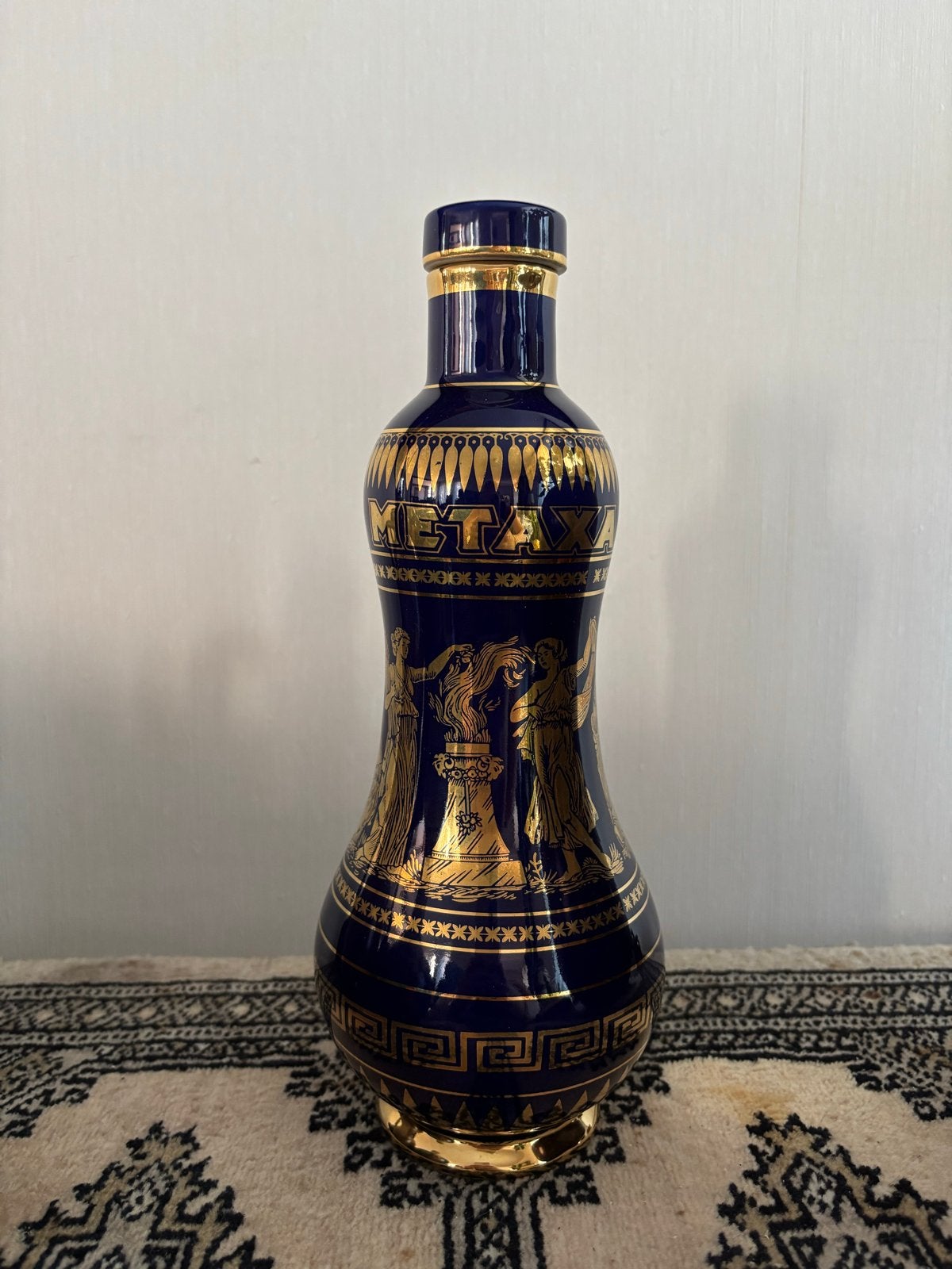 Vintage Metaxa Porseleinen vaas - 24K Goud, Ophalen of Verzenden