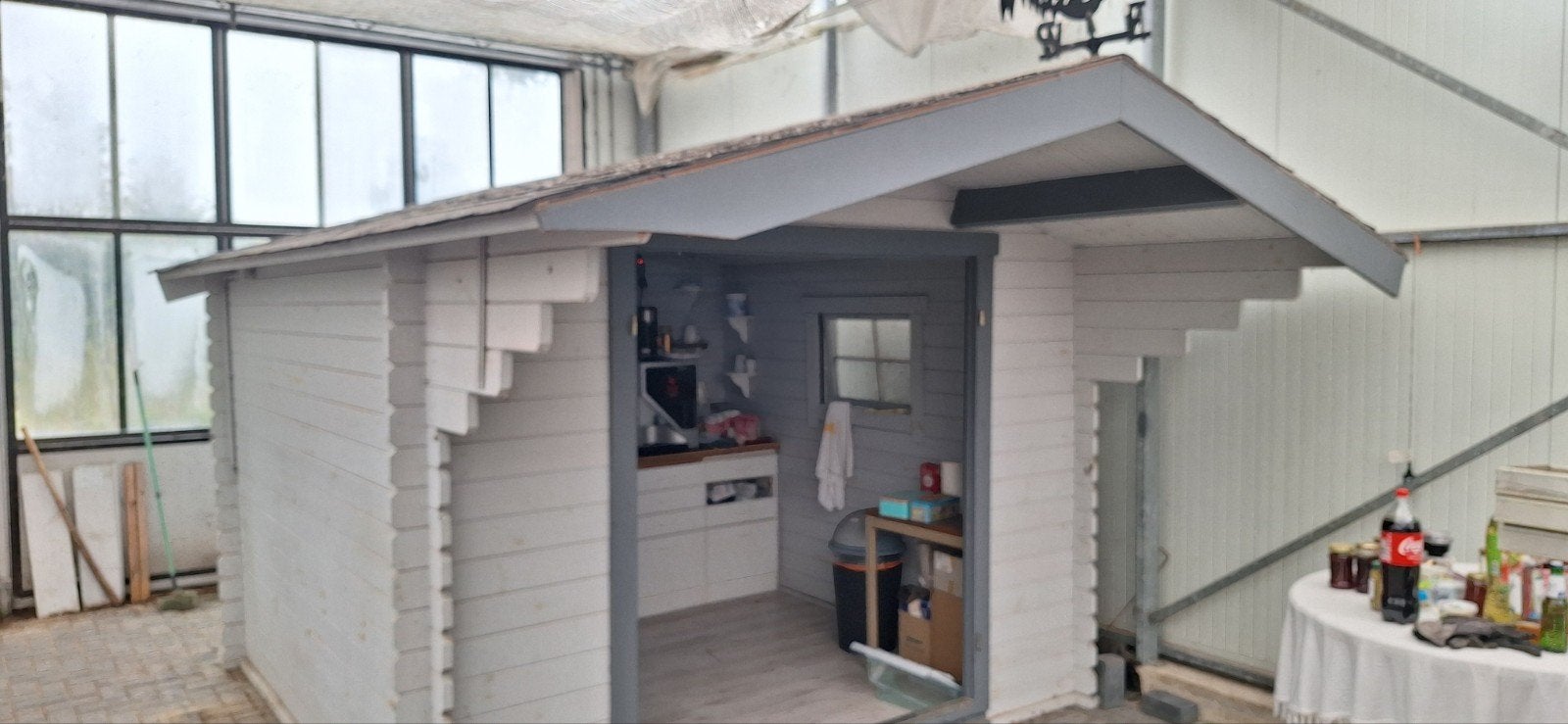 tuinhuisje altijd binnen gestaan, Ophalen, 250 tot 500 cm, Nieuw, Hout
