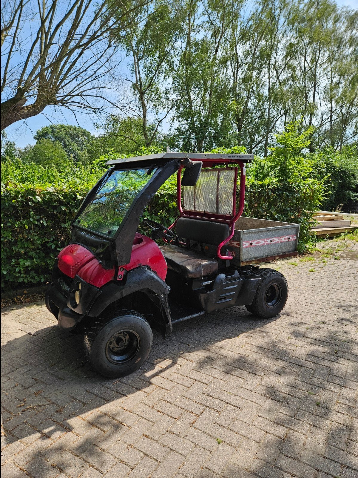 Leuke kawasaki gator!, Ophalen