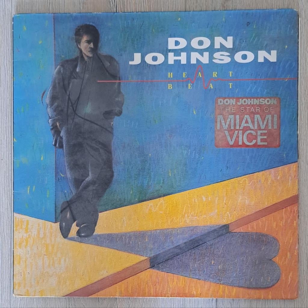LP  Don Johnson - Heartbeat LP (Miami Vice Star), Ophalen of Verzenden, Gebruikt, 12 inch
