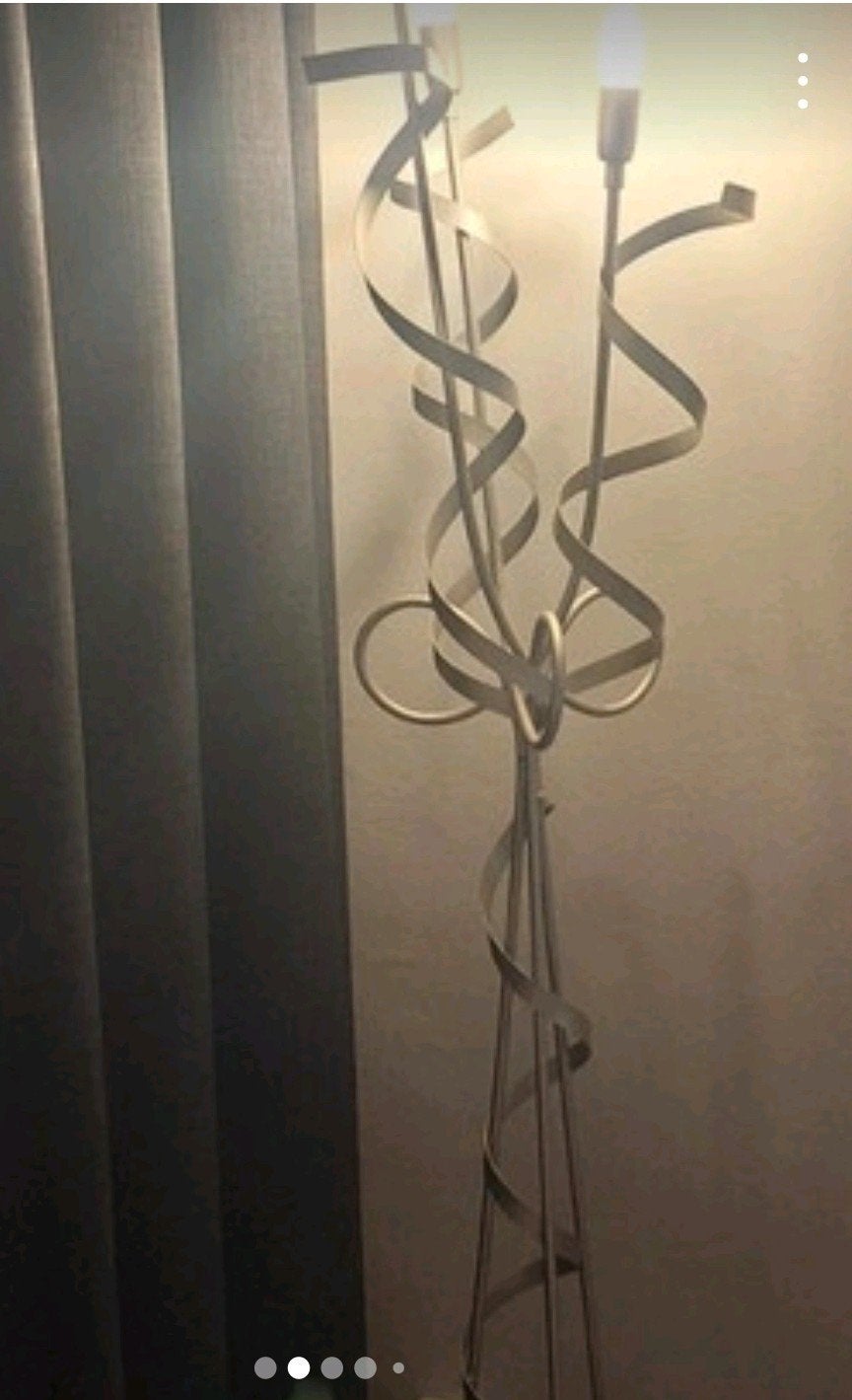 vintage 3 stuks twee vloerlampen een tafellamp Italiaanse De, Ophalen of Verzenden, Zo goed als nieuw, 150 tot 200 cm