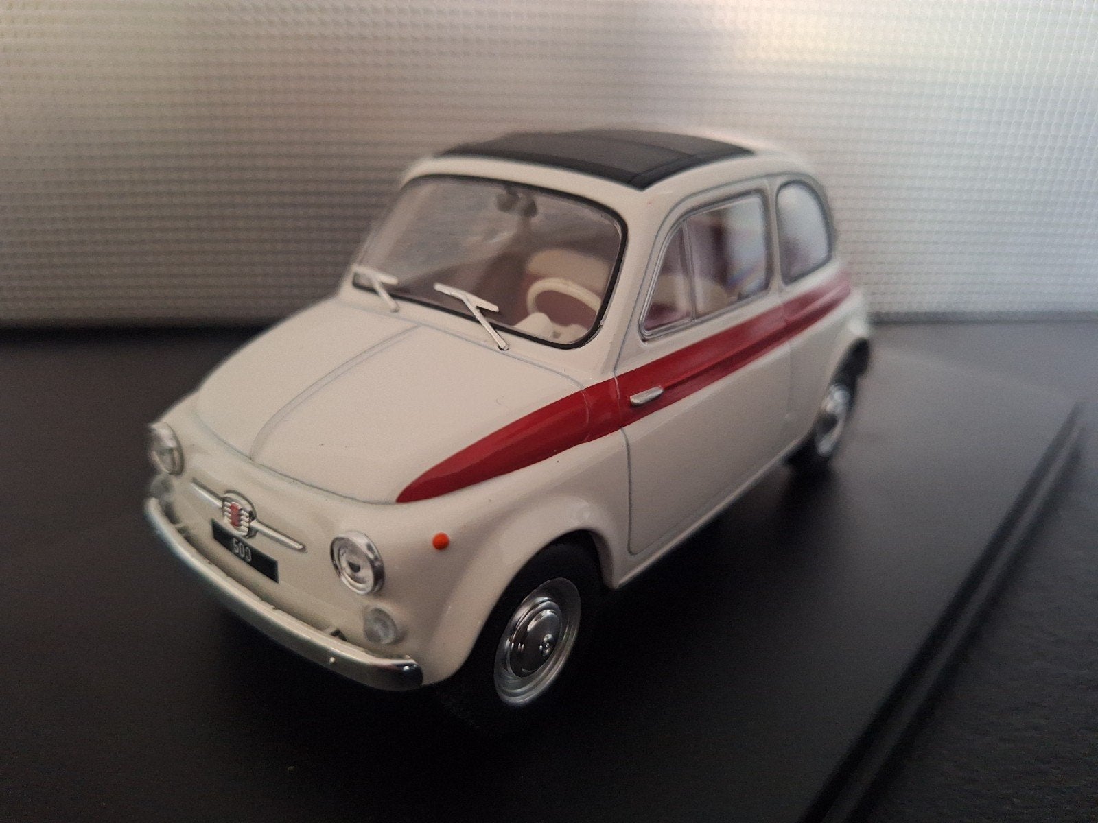 Fiat 500 1960 Schaal 1:24, Overige merken, WhiteBox, Auto, Nieuw