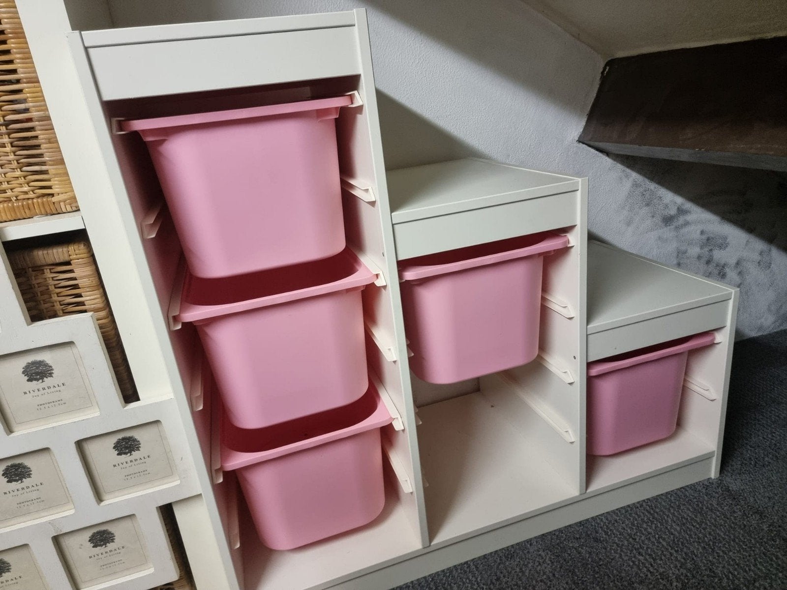 Ikea Trofast kast
Inclusief 6 bakken, Ophalen, Minder dan 50 cm, 75 tot 100 cm, 90 tot 105 cm
