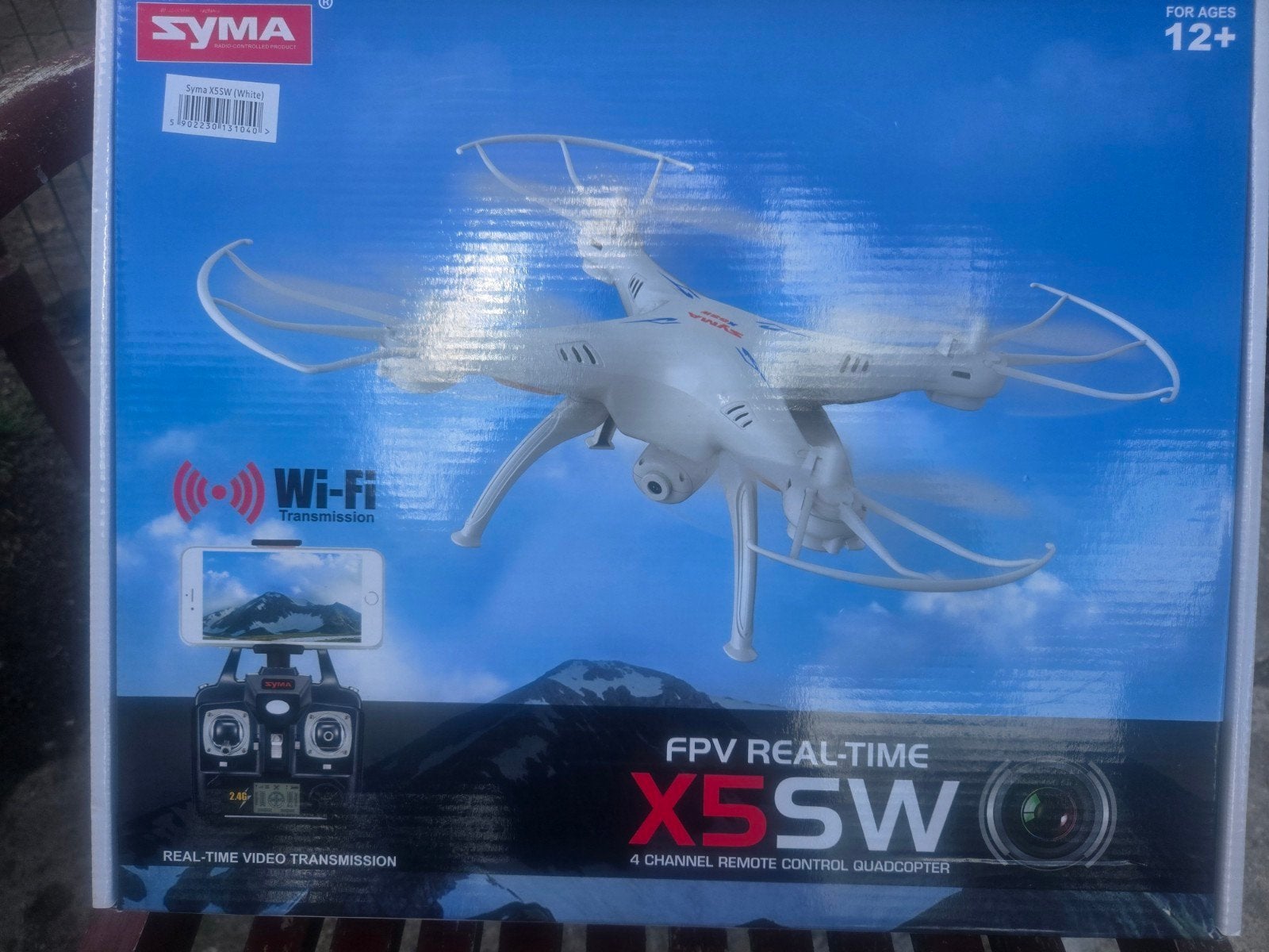 Nieuwe Syma X5SW FPV Drone met Live Camera (Compleet in doos, Ophalen of Verzenden, Nieuw