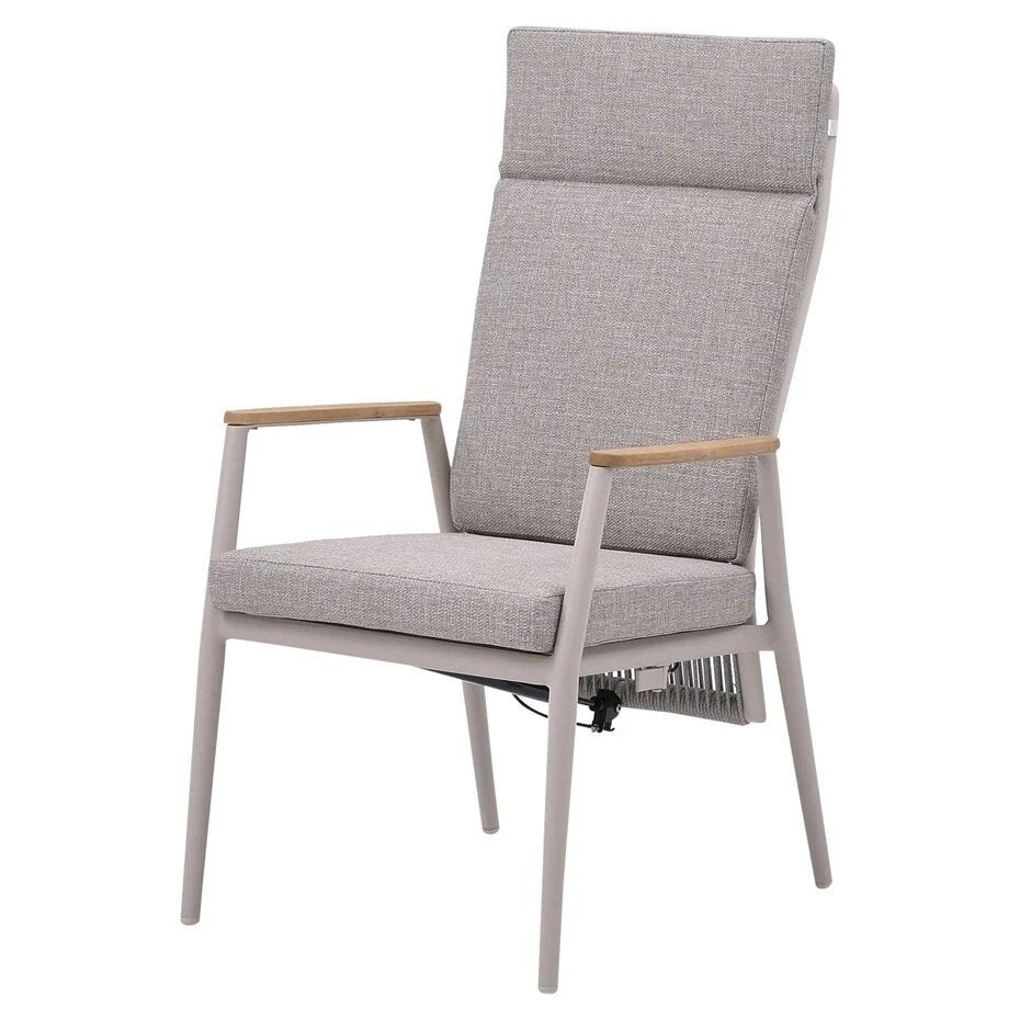 Verstelbare  dining gasveerstoel  Rosalie, Ophalen, Nieuw, Aluminium, Verstelbaar