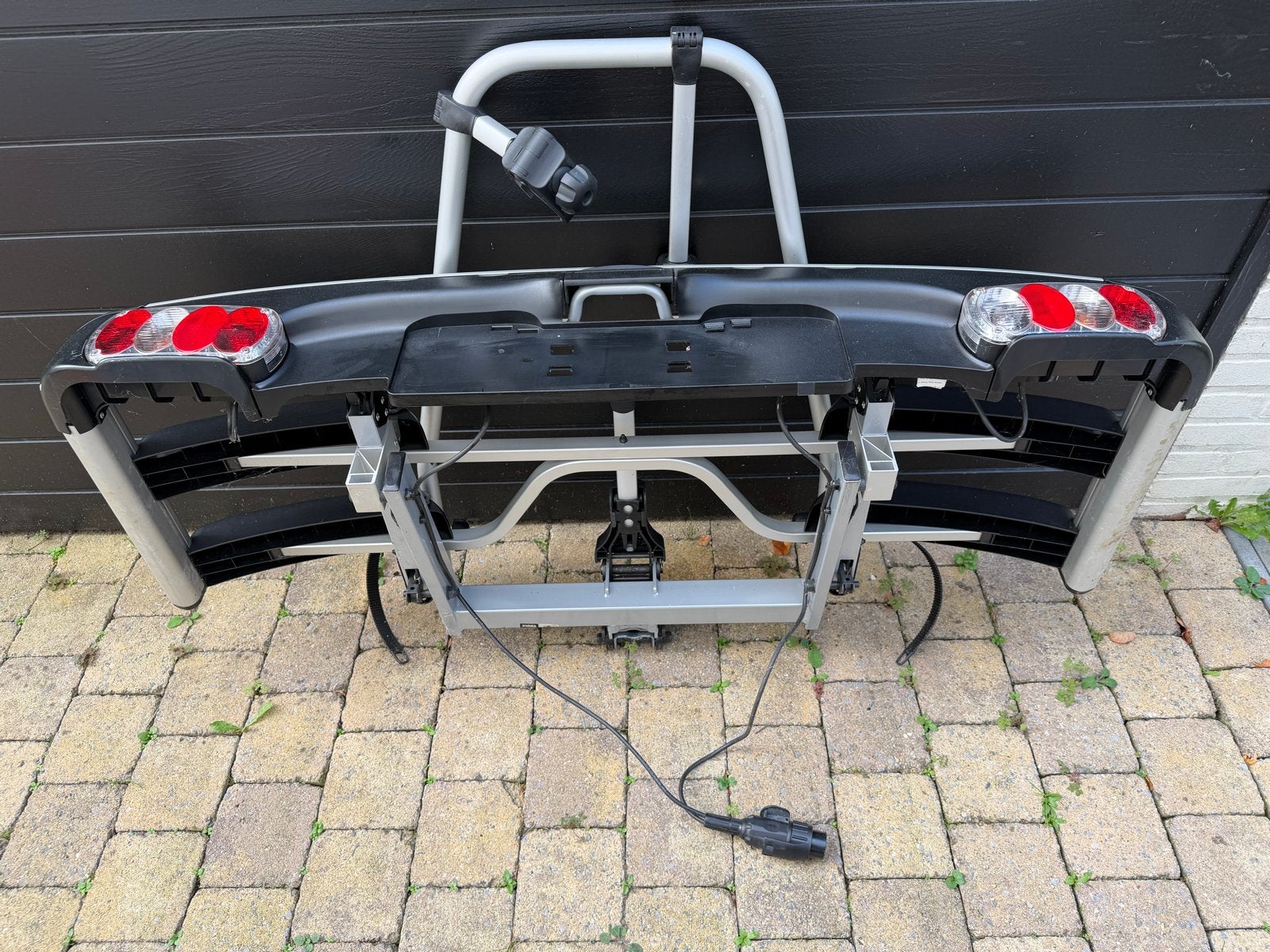 Volvo / Thule EC 904 fietsendrager trekhaak – 2 fietsen, Auto diversen, Ophalen, Brede banden, Zo goed als nieuw, 2 fietsen