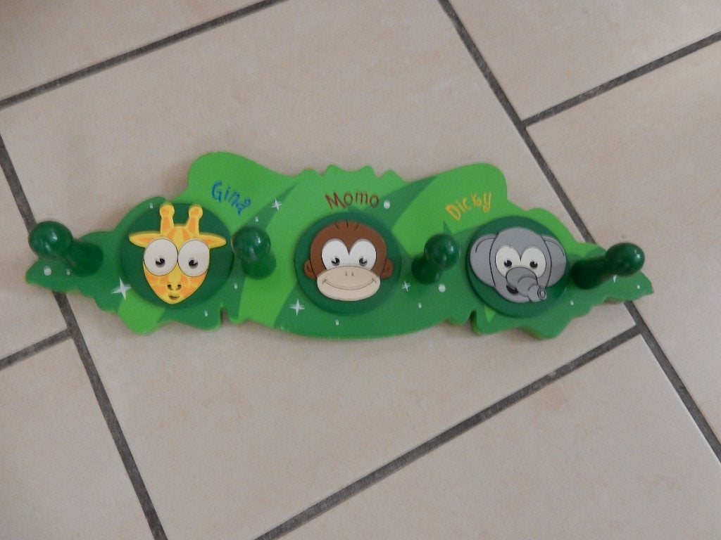 kinderkapstok, Huis en Inrichting, Woonaccessoires | Kapstokken, Wandkapstok, Gebruikt, Ophalen of Verzenden, Minder dan 100 cm