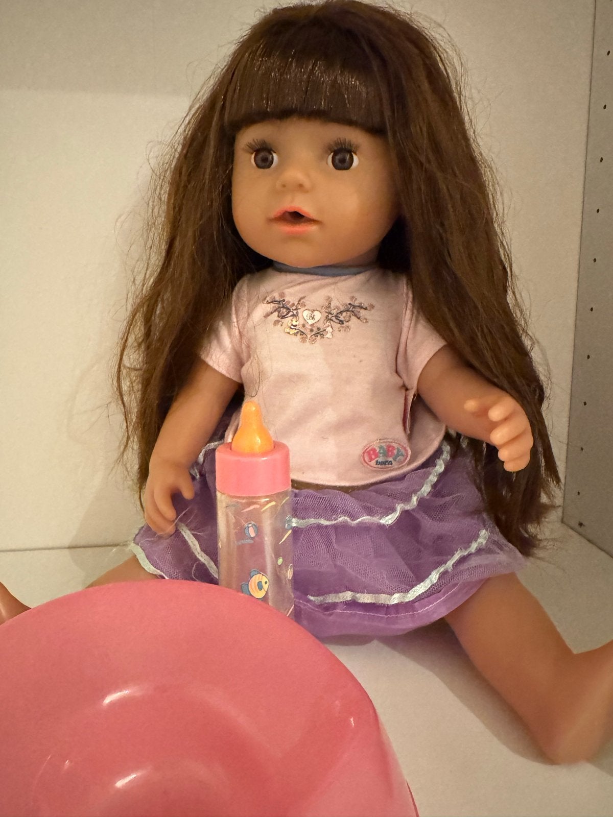Baby Born Zus met accessoires, Ophalen of Verzenden, Gebruikt, Babypop