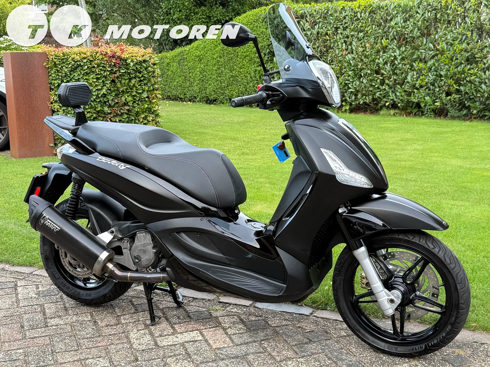 ⭐️ Piaggio Beverly 350 2020 ABS ASR FULL OPTIONS POLINI MIVV, Motoren, Scooter, Occasion, Bedrijf, Minimaal motorrijbewijs A2