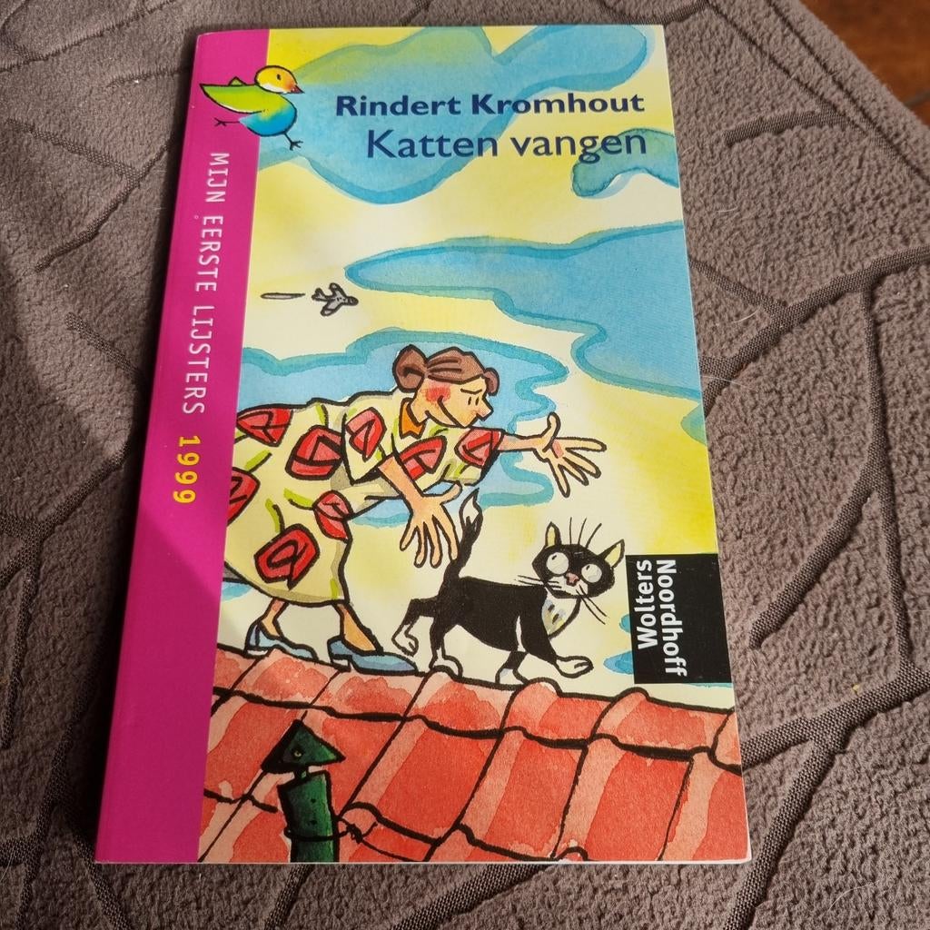 Rindert Kromhout - Katten vangen (Mijn Eerste Lijsters), Boeken, Kinderboeken | Jeugd | onder 10 jaar, Ophalen of Verzenden, Gelezen