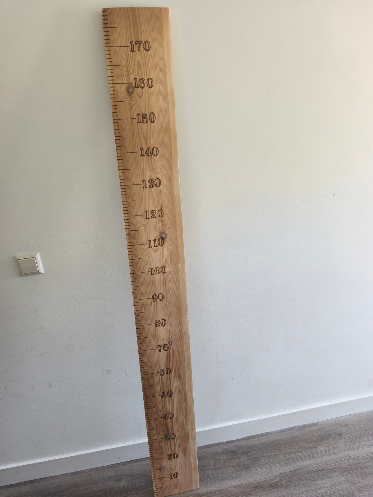 Handgemaakte groeimeter van hout, Ophalen, Nieuw