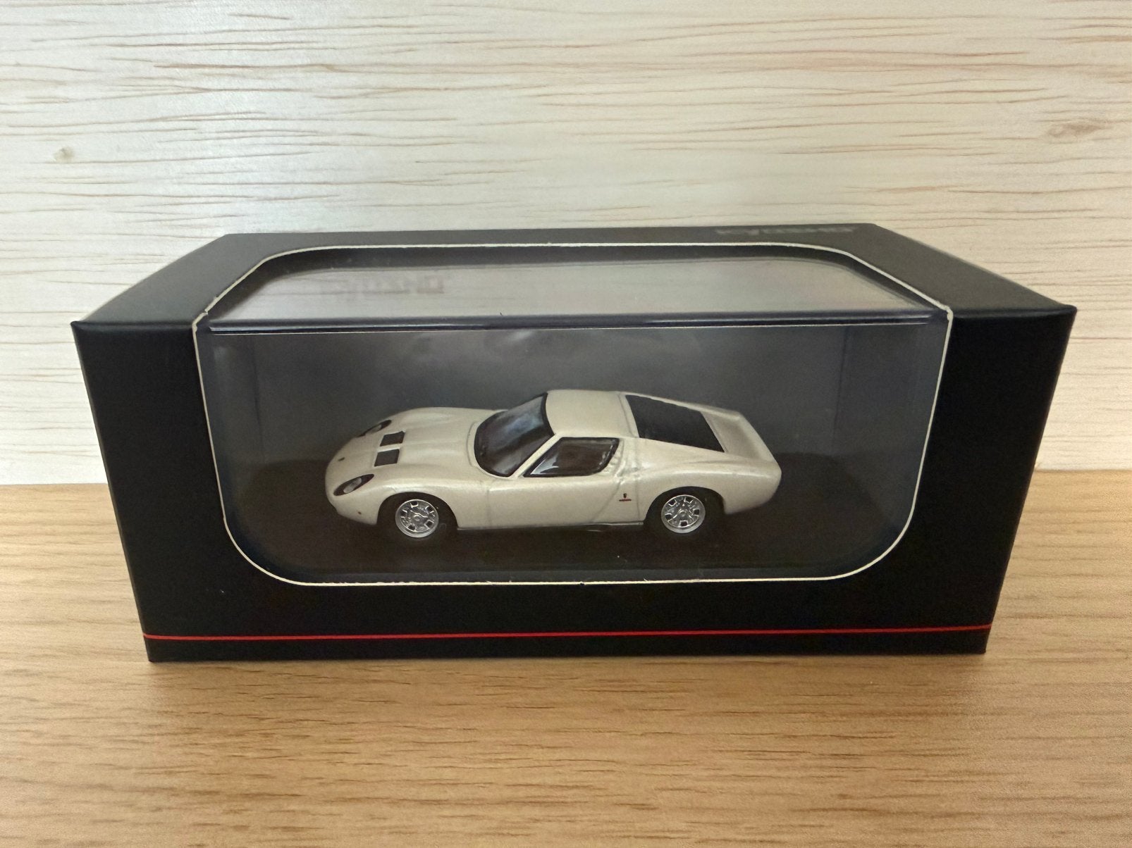 Kyosho Lamborghini Miura P400, schaal 1:64, Ophalen of Verzenden, Zo goed als nieuw, Auto